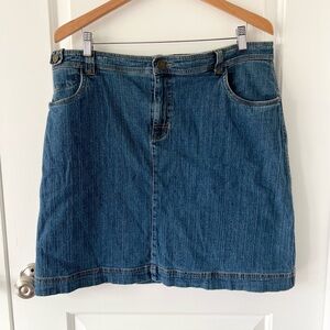 Woolrich Denim Mini Skirt | Size 18